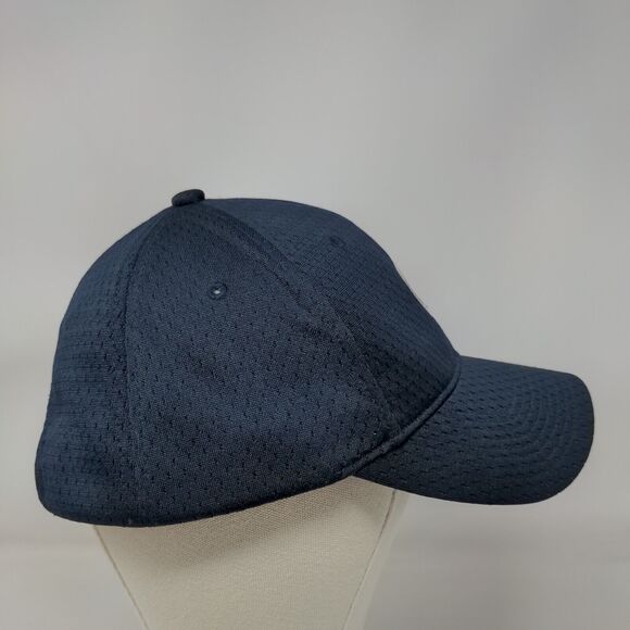 Port Authority Strapback Hat Blue OSFM Adjustable Embroidered Vented Holes - Picture 4 of 7